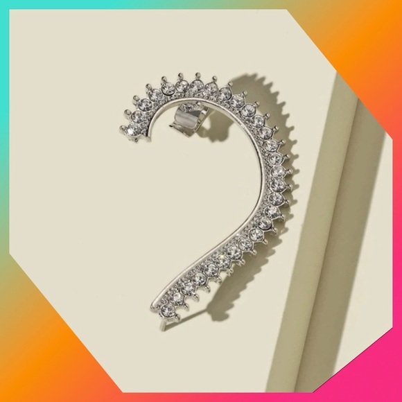 COPY - Diamond Ear Climber/ Cuff - Picture 2 of 3